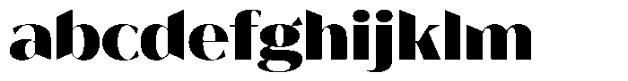Bankins Expanded Bankins Black Expanded Font LOWERCASE