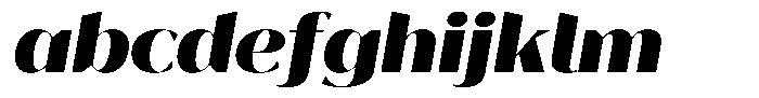 Bankins Expanded Bankins Black Mr AExpanded Slant Font LOWERCASE