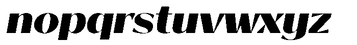 Bankins Expanded Bankins Black Mr BExpanded Slant Font LOWERCASE