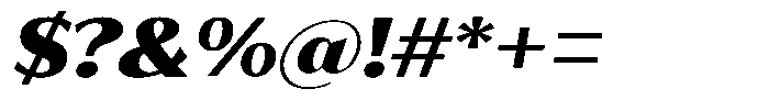 Bankins Expanded Bankins Black Xc AExpanded Slant Font OTHER CHARS