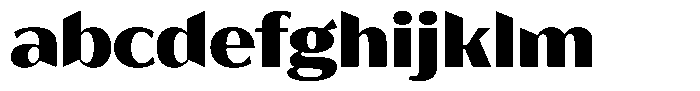 Bankins Expanded Bankins Black Xc AExpanded Font LOWERCASE