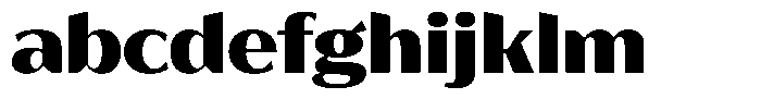 Bankins Expanded Bankins Black Xc AMr AExpanded Font LOWERCASE
