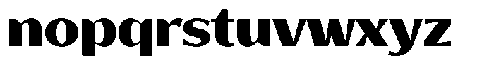 Bankins Expanded Bankins Black Xc AMr AExpanded Font LOWERCASE