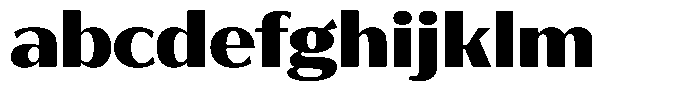 Bankins Expanded Bankins Black Xc AMr BExpanded Font LOWERCASE