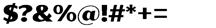 Bankins Expanded Bankins Black Xc BMr AExpanded Font OTHER CHARS