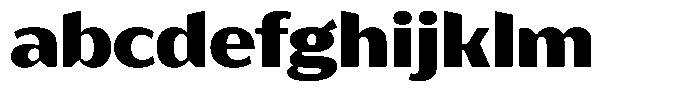 Bankins Expanded Bankins Black Xc BMr AExpanded Font LOWERCASE