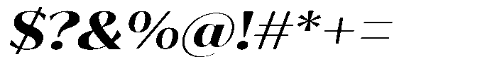 Bankins Expanded Bankins Bold Mr BExpanded Slant Font OTHER CHARS