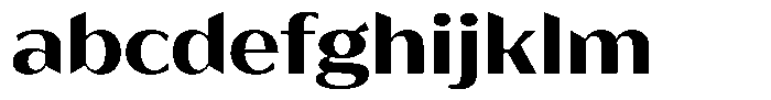 Bankins Expanded Bankins Bold Xc AExpanded Font LOWERCASE