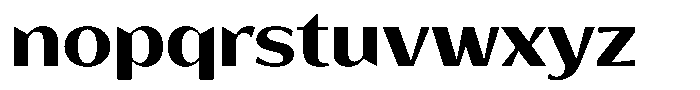 Bankins Expanded Bankins Bold Xc AExpanded Font LOWERCASE