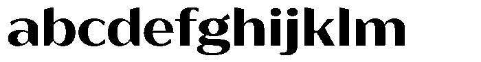 Bankins Expanded Bankins Bold Xc AMr AExpanded Font LOWERCASE
