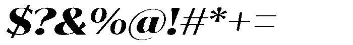 Bankins Expanded Bankins Extra Bold Mr BExp Slant Font OTHER CHARS