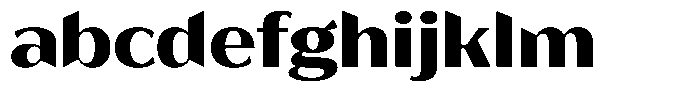 Bankins Expanded Bankins Extra Bold Xc AExpanded Font LOWERCASE