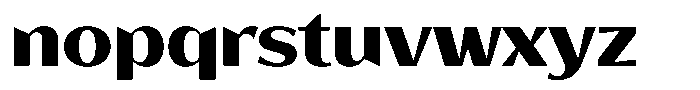 Bankins Expanded Bankins Extra Bold Xc AExpanded Font LOWERCASE