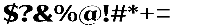 Bankins Expanded Bankins Extra Bold Xc AMr AExp Font OTHER CHARS