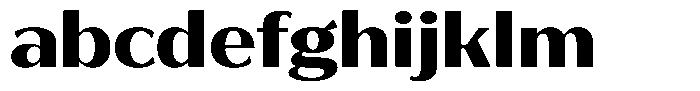 Bankins Expanded Bankins Extra Bold Xc AMr BExp Font LOWERCASE