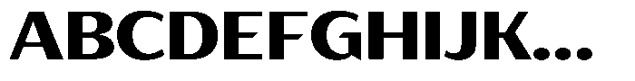 Bankins Expanded Bankins Extra Bold Xc BExpanded Font