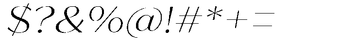 Bankins Expanded Bankins Extra Light Mr AExp Slant Font OTHER CHARS