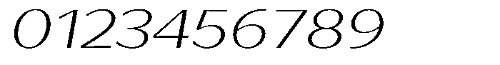 Bankins Expanded Bankins Extra Light Xc AExp Slant Font OTHER CHARS