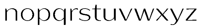 Bankins Expanded Bankins Extra Light Xc AMr AExp Font LOWERCASE
