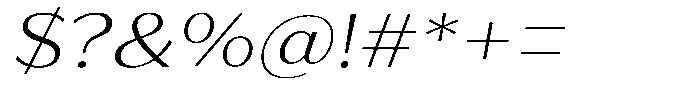 Bankins Expanded Bankins Extra Light Xc AMr BExp Slant Font OTHER CHARS