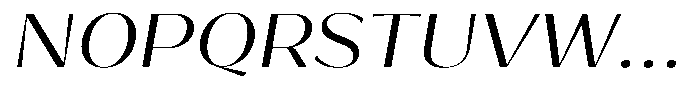 Bankins Expanded Bankins Light Expanded Slant Font UPPERCASE