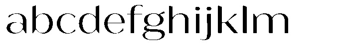 Bankins Expanded Bankins Light Expanded Font LOWERCASE