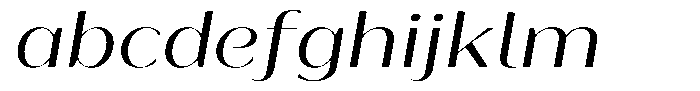 Bankins Expanded Bankins Light Mr AExpanded Slant Font LOWERCASE