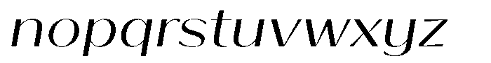 Bankins Expanded Bankins Light Mr BExpanded Slant Font LOWERCASE