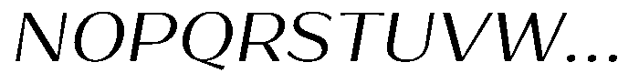 Bankins Expanded Bankins Light Xc AExpanded Slant Font UPPERCASE