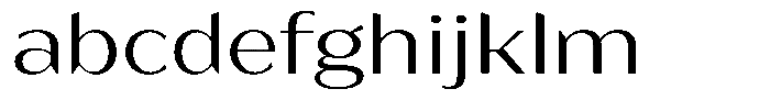 Bankins Expanded Bankins Light Xc AExpanded Font LOWERCASE