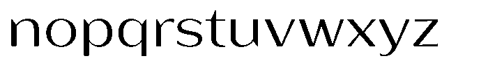 Bankins Expanded Bankins Light Xc AExpanded Font LOWERCASE