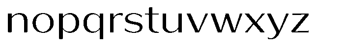 Bankins Expanded Bankins Light Xc AMr BExpanded Font LOWERCASE