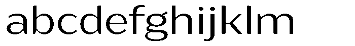 Bankins Expanded Bankins Light Xc BMr AExpanded Font LOWERCASE