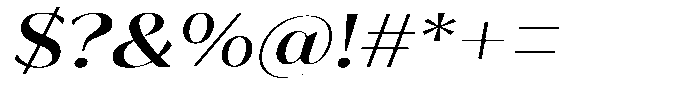 Bankins Expanded Bankins Medium Expanded Slant Font OTHER CHARS