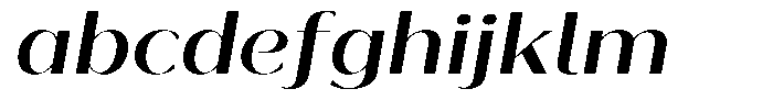 Bankins Expanded Bankins Medium Mr BExp Slant Font LOWERCASE