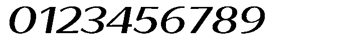 Bankins Expanded Bankins Medium Xc AExp Slant Font OTHER CHARS