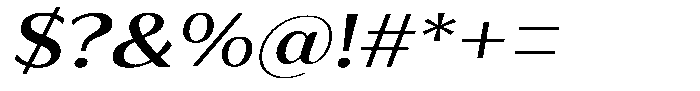 Bankins Expanded Bankins Medium Xc AMr AExp Slant Font OTHER CHARS