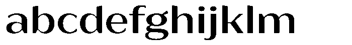 Bankins Expanded Bankins Medium Xc AMr AExpanded Font LOWERCASE