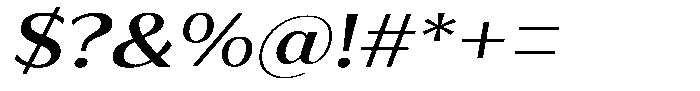 Bankins Expanded Bankins Medium Xc AMr BExp Slant Font OTHER CHARS