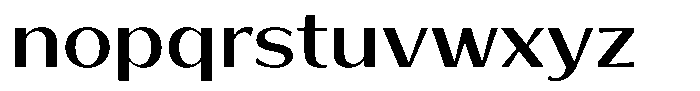 Bankins Expanded Bankins Medium Xc AMr BExpanded Font LOWERCASE