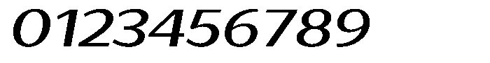 Bankins Expanded Bankins Medium Xc BMr AExp Slant Font OTHER CHARS