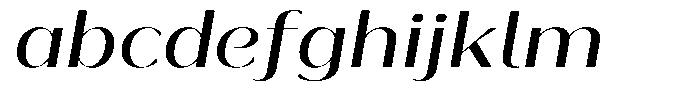 Bankins Expanded Bankins Mr BExpanded Slant Font LOWERCASE