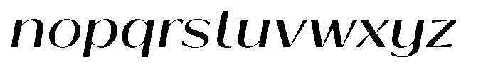 Bankins Expanded Bankins Mr BExpanded Slant Font LOWERCASE