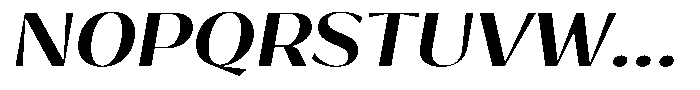 Bankins Expanded Bankins Sem Bold Mr AExp Slant Font UPPERCASE