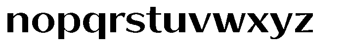 Bankins Expanded Bankins Sem Bold Xc AMr BExp Font LOWERCASE