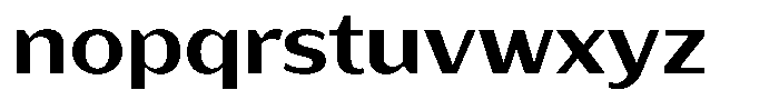 Bankins Expanded Bankins Sem Bold Xc BMr AExp Font LOWERCASE