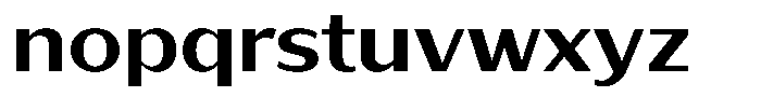 Bankins Expanded Bankins Sem Bold Xc BMr BExp Font LOWERCASE