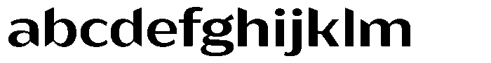 Bankins Expanded Bankins Semi Bold Xc BExpanded Font LOWERCASE