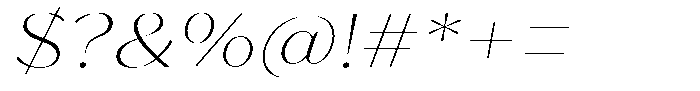 Bankins Expanded Bankins Thin Expanded Slant Font OTHER CHARS