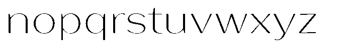 Bankins Expanded Bankins Thin Expanded Font LOWERCASE